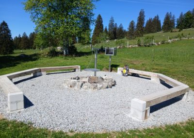 Emplacement pour les grillades
